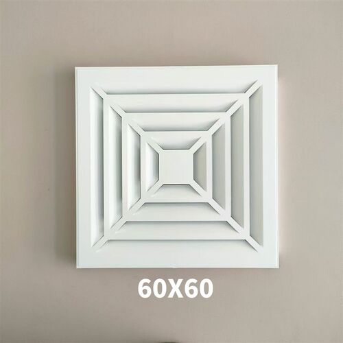 60X60铝扣板出风口百叶风口45X45铝天花通风口换气囗集成顶30X30