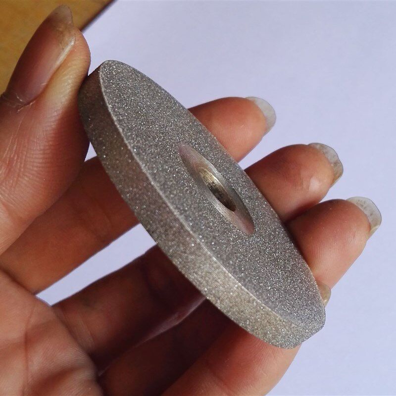 黄氏辉宝 电镀金刚石三面砂轮磨轮钨钢钻石合金砂轮60x5x10孔磨轮