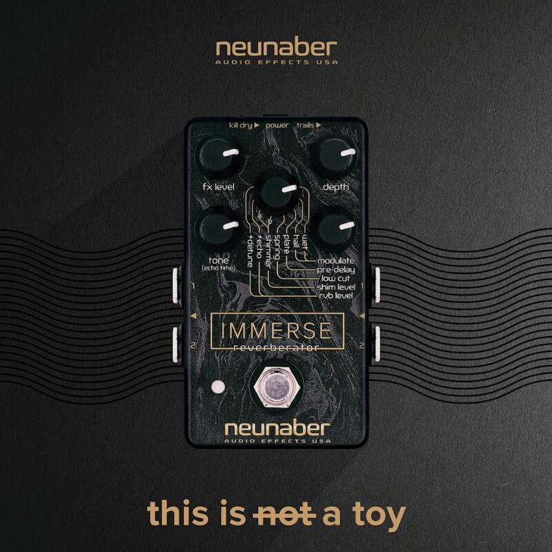 Neunaber IMMERSE Reverb立体声混响单块效果器【多利乐器】