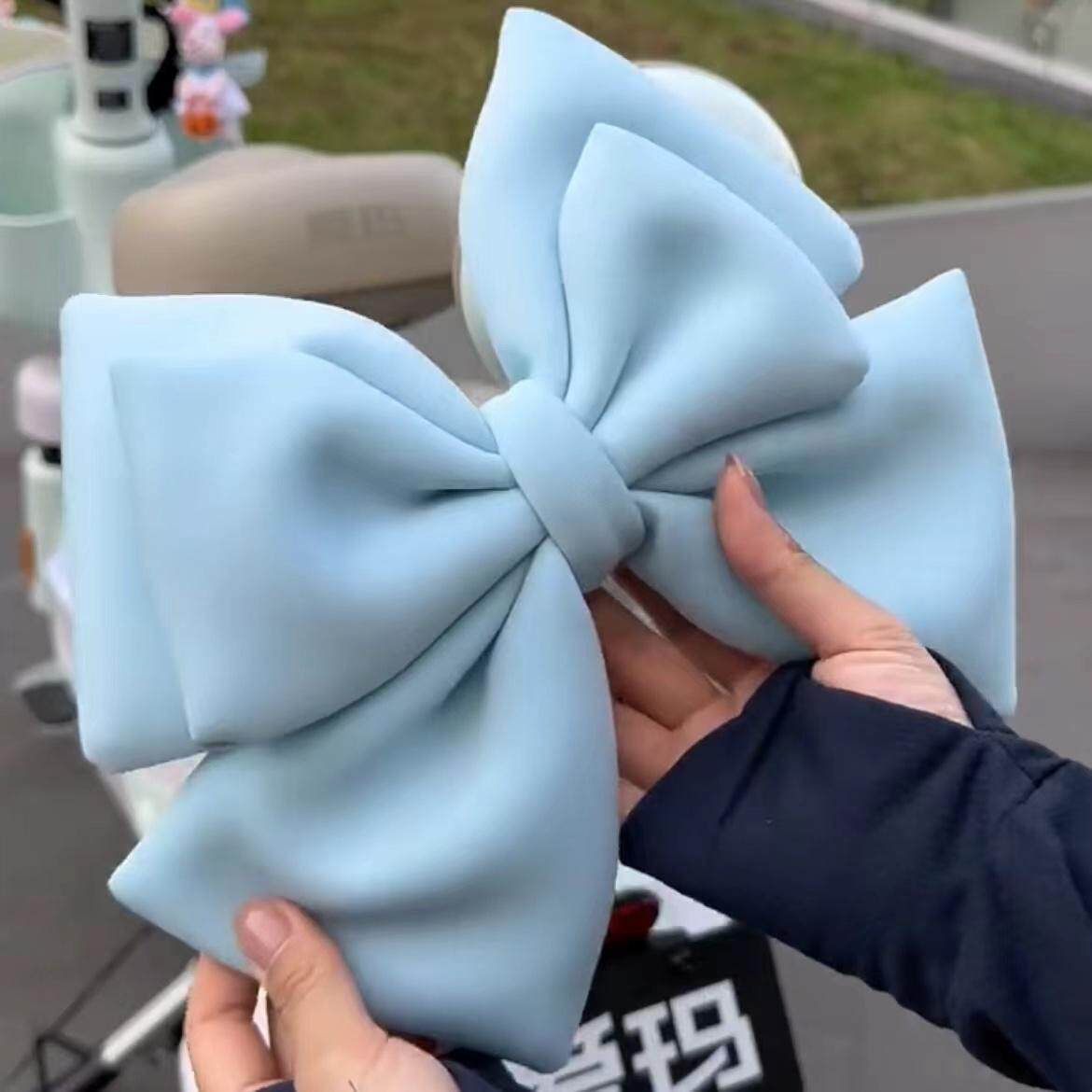 马卡龙色系可爱蝴蝶结电