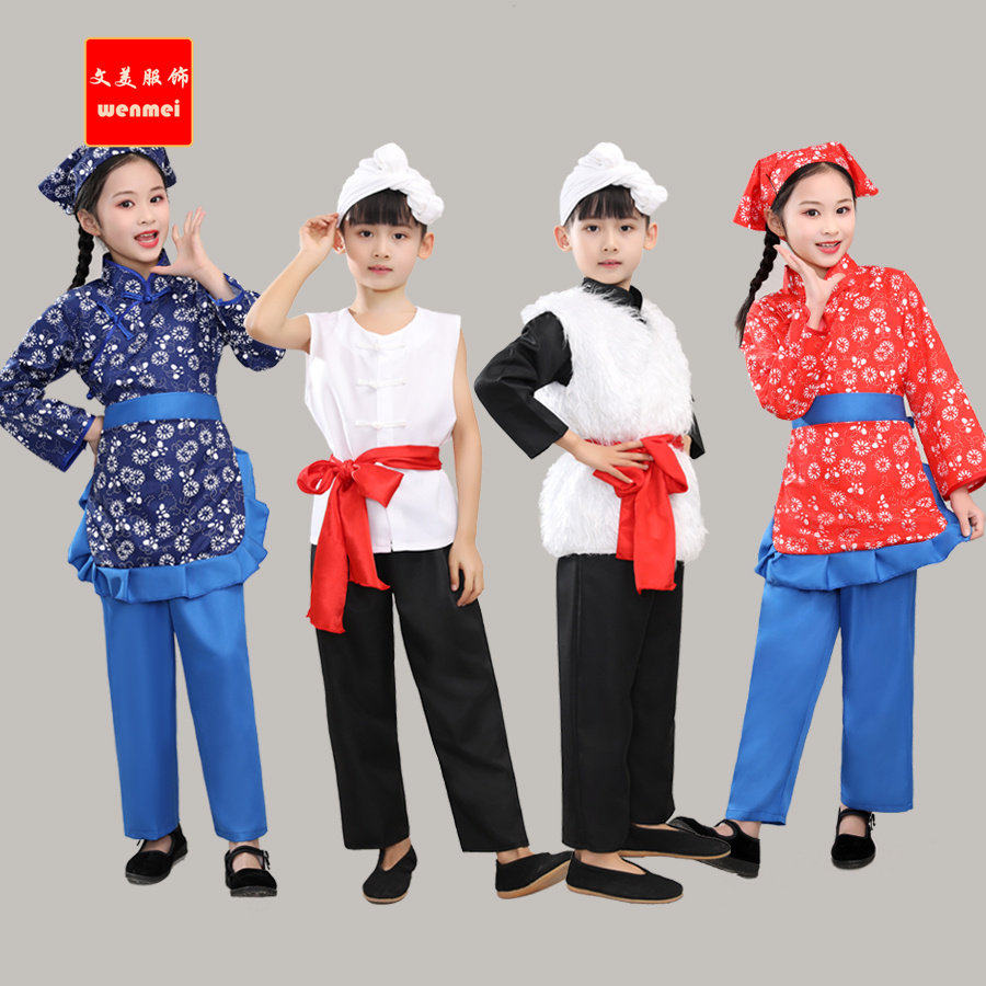 六一儿童成人表演服阿宝