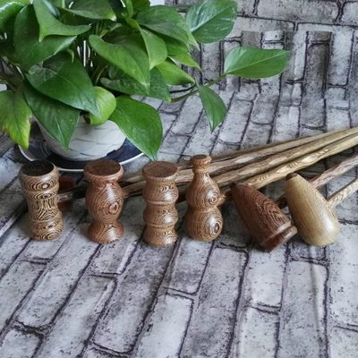 木按器实木鸡翅鸡翅按捶敲打木锤健身锤经络敲背按捶