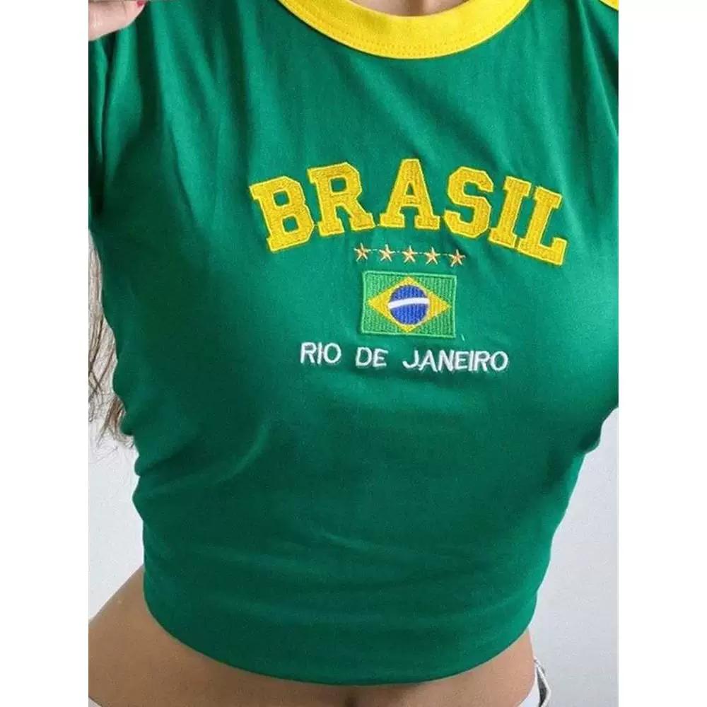 2024 Top Green Tshirt Short Sleeve Baby Girl Top