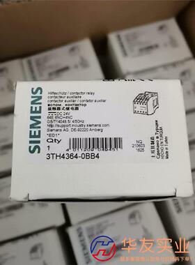 西门子3TH4364-0BB4 辅助接触器64EDIN