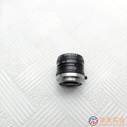 TV LENS 16MM 1:1.4工业c口镜头九成多新成
