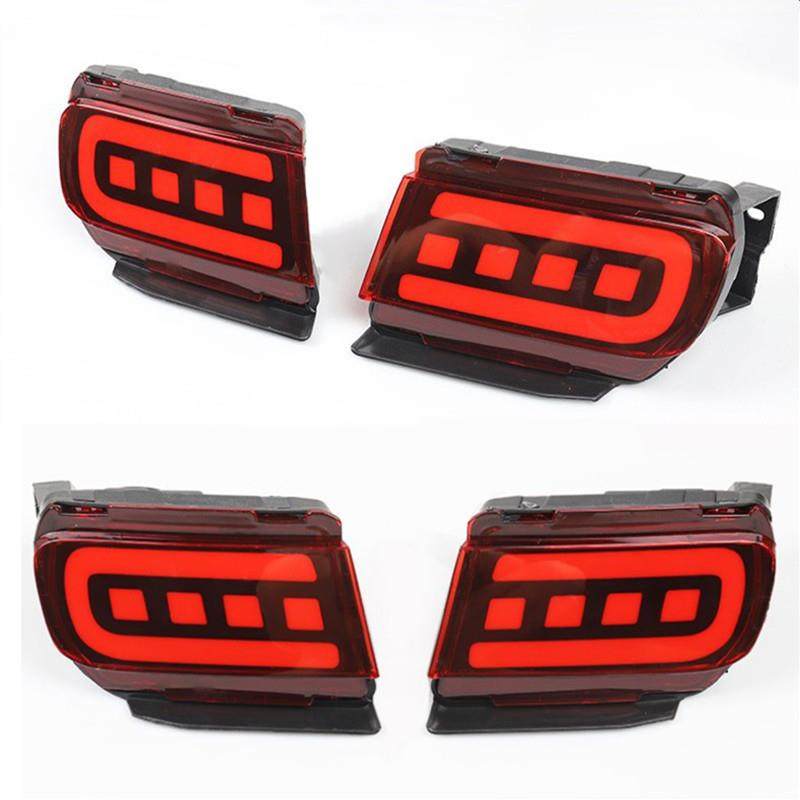 10-20款霸道LED三功能后雾灯总成 普拉多改装动态后杠灯专用配件