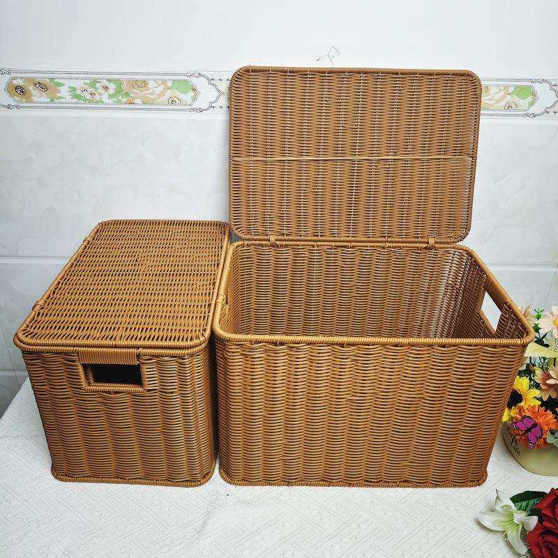 纯手工藤编衣柜收纳箱卧室衣物玩具整理储物篮户外旅游车载收纳筐,3C数码配件,USB灯,淘宝优惠券,粉丝福利购,淘宝优惠卷