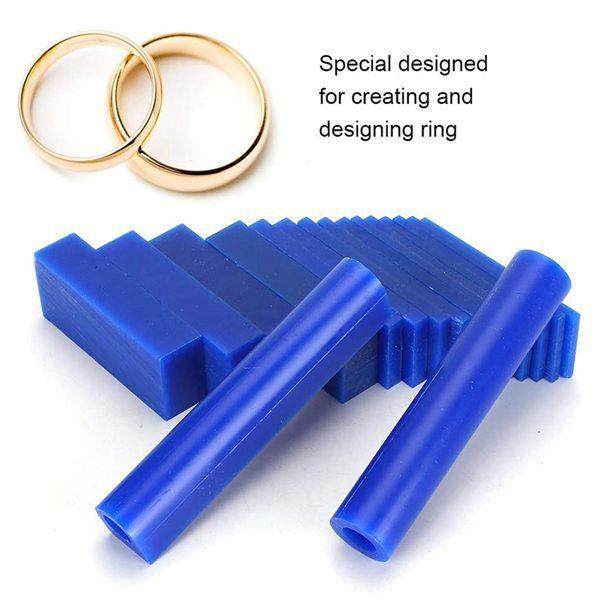 1套 颜色：蓝色 材质：蜡 雕刻蜡块15PCS +蜡管2PCS（T100+T1062