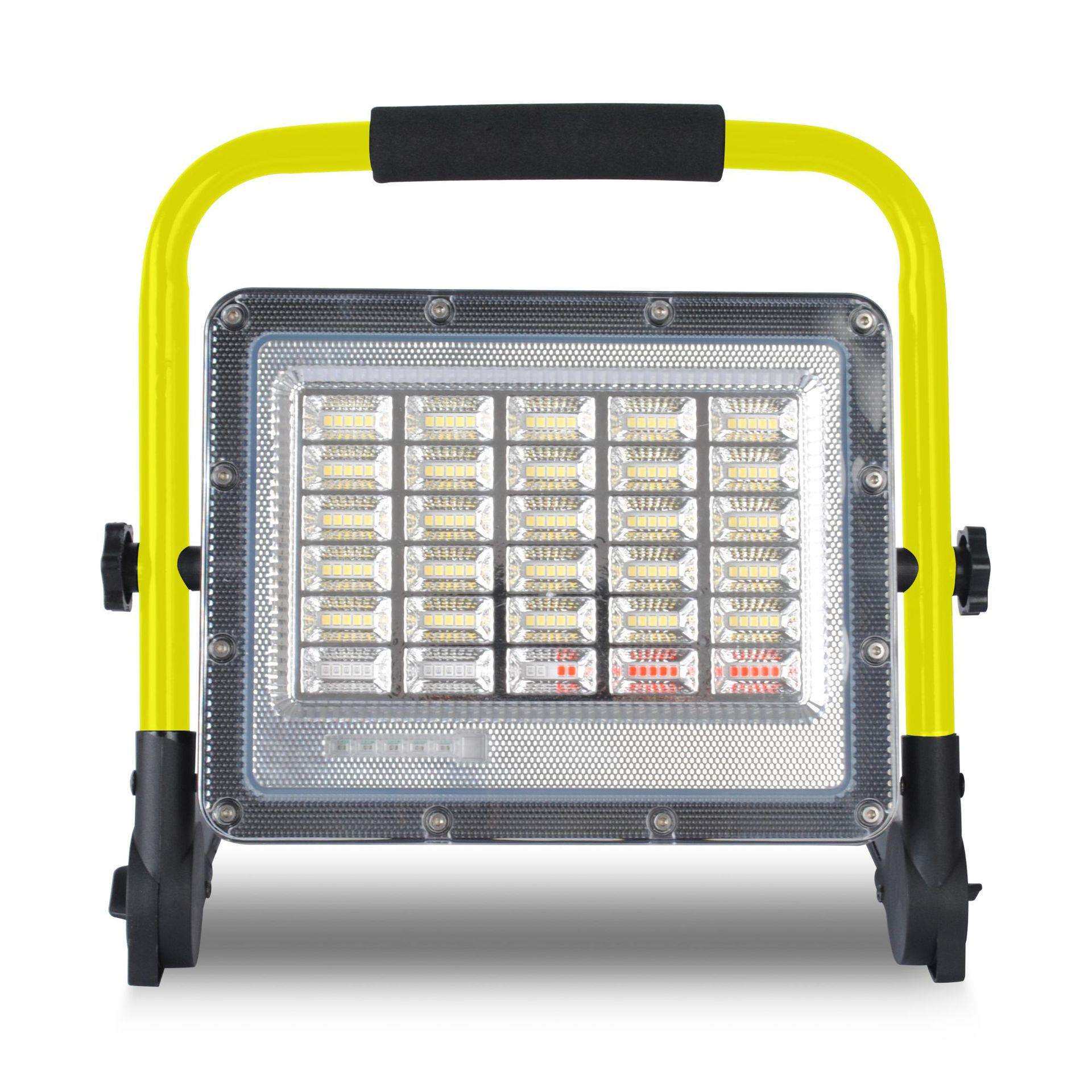LED100w200w便携式手提应急照明灯 户外防水泛光灯 地摊灯可移动
