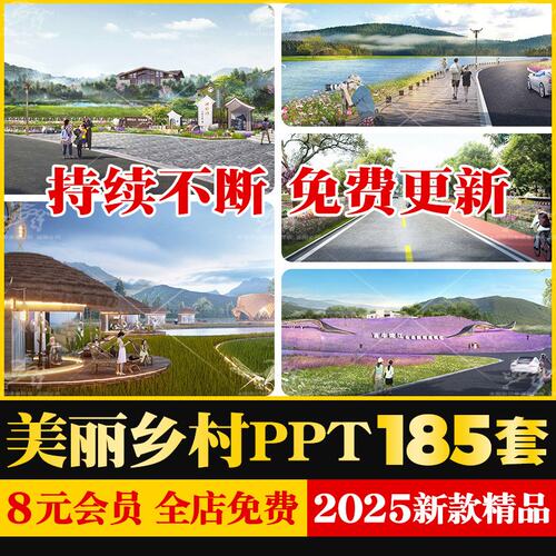 美丽乡村振兴农村田园综合体农业景观规划设计方案文本PPT模板