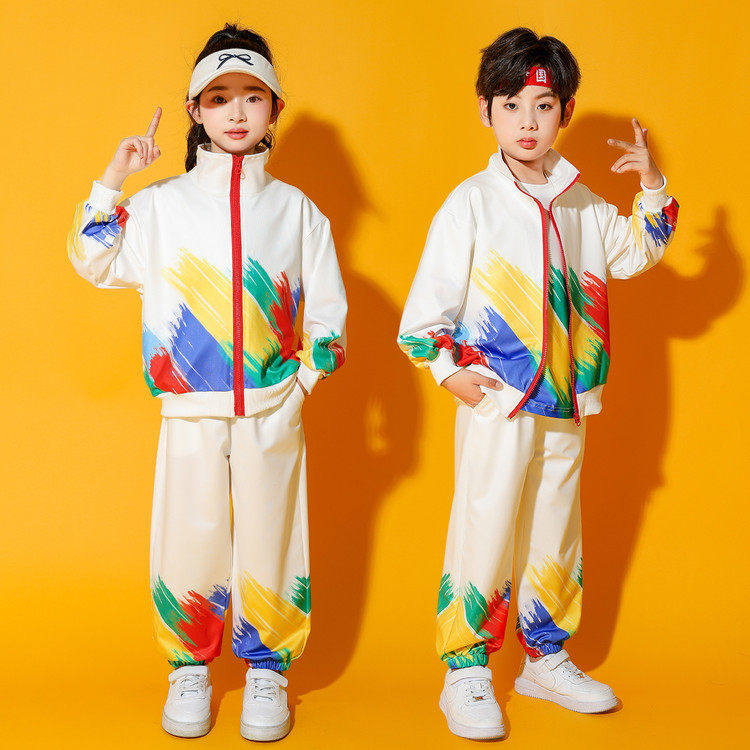 中小学生运动会开幕式方队团体班服校运会服装儿童啦啦队表演服