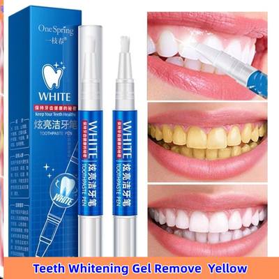 Teeth Whitening Gel Remove Yellow Teeth Whitening White Pen