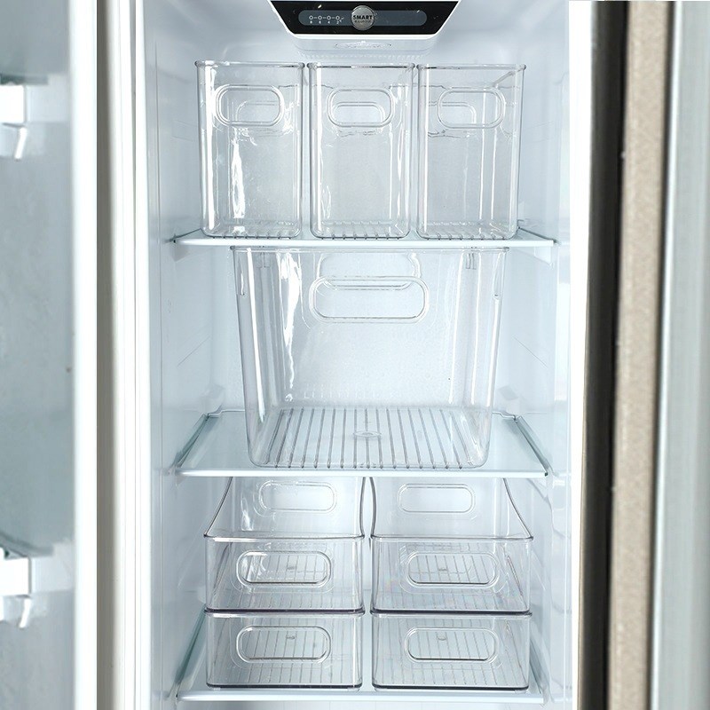 冰箱收纳盒透明加厚分隔抽屉式冷冻保鲜鸡蛋储物厨房X食品整理盒