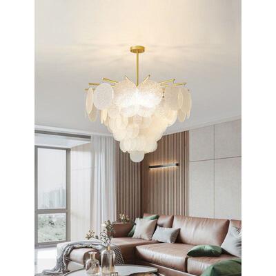 客厅灯具现代简约大气餐厅主卧室北欧2025年新款轻奢风铃创意吊灯