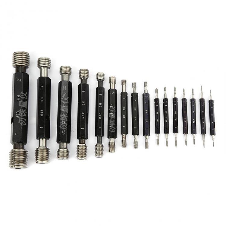 现货M螺纹牙规5H 7H螺纹塞规镀前6G通止左旋LH公制塞规