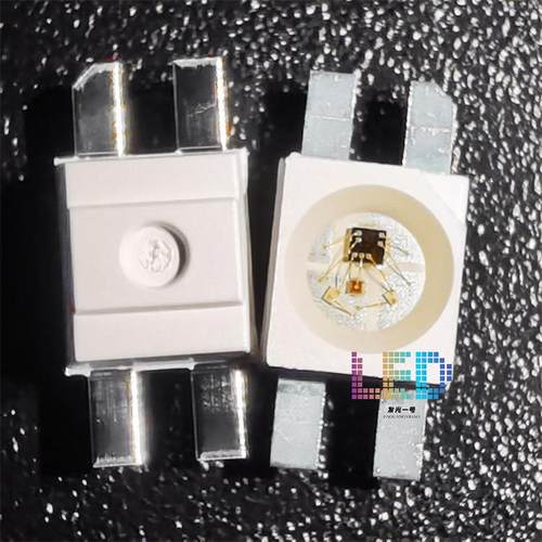 3528反贴幻彩6028四脚幻彩金线WS2812灯珠LED 5V可控炫彩键盘轴灯