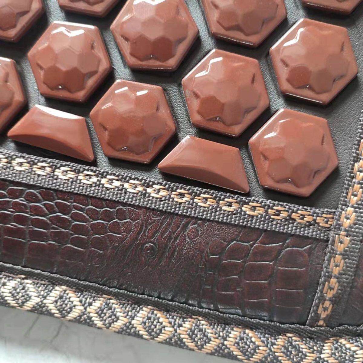 新品麦饭石坐垫锗石保健加热座垫办公室玉石加热坐垫远红外理疗垫