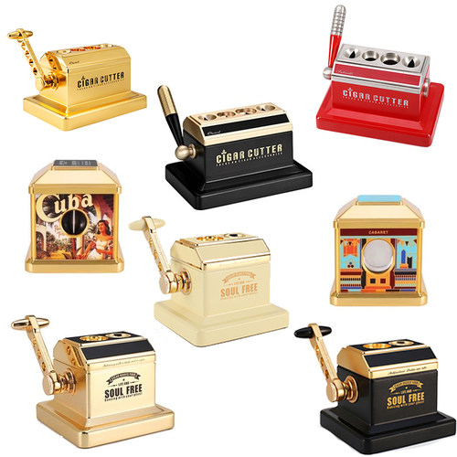 季风断头台式雪茄剪平口v型