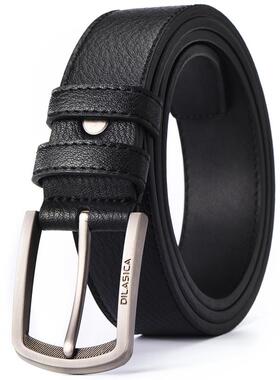 Mens Waist Belt Men Belts Leather Man For Jeans Black Male