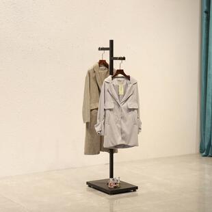 服装店铁艺橱窗展示架衣架落地式模特架子挂衣架女装陈列道具正挂