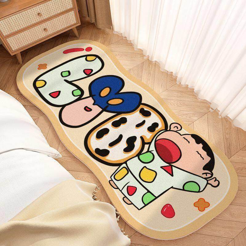 蜡笔小新卧室床边毯客厅羊绒地垫衣帽间可爱卡通飘窗垫子儿童地毯,居家布艺,床边毯,淘宝优惠券,粉丝福利购,淘宝优惠卷