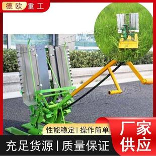 秧苗田苗间手摇两水稻插秧机 农业LIJ水田竹稻植 行退步式种秧插