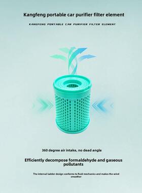 康风F3车载滤芯固体碱滤芯康风便携车载F2F3通用空气净化器滤芯