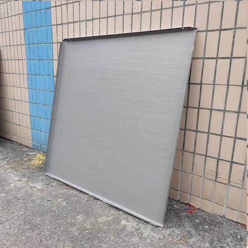 工厂直销闪银色铝扣板集成吊顶800800客厅办R公室天花板全套配