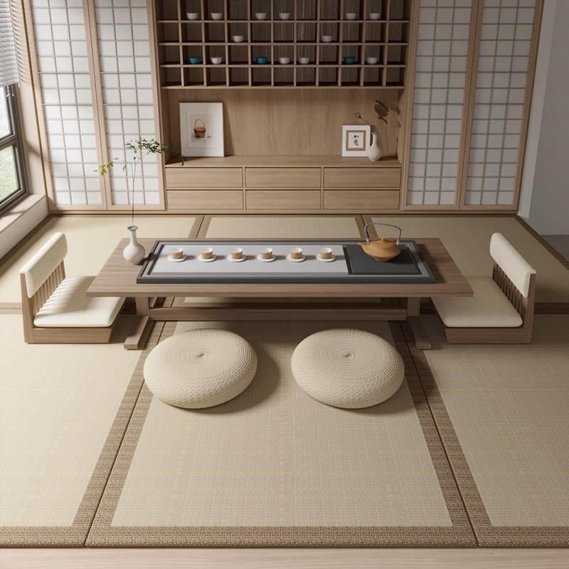 日式榻榻米地垫子茶室地垫加厚客C厅卧室床边地毯阳台飘窗剑麻藤,居家布艺,地毯,淘宝优惠券,粉丝福利购,淘宝优惠卷