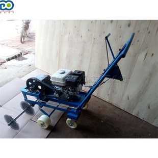 推式 旋刀造草皮切割机家用农用割草机人G手草坪粽子移草544植起机