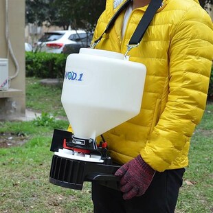 草籽播种神器撒施肥机多功能肥料种子手摇L式工具农业草坪电动除