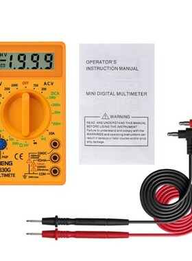 Digital Multimeter Voltmeter Ammeter OhJmmeter DC10V~1000V 1