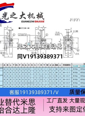 轴固定底座用支架支座CLlSB CLSM CLSAM12 15 20 25 30 35 40 50