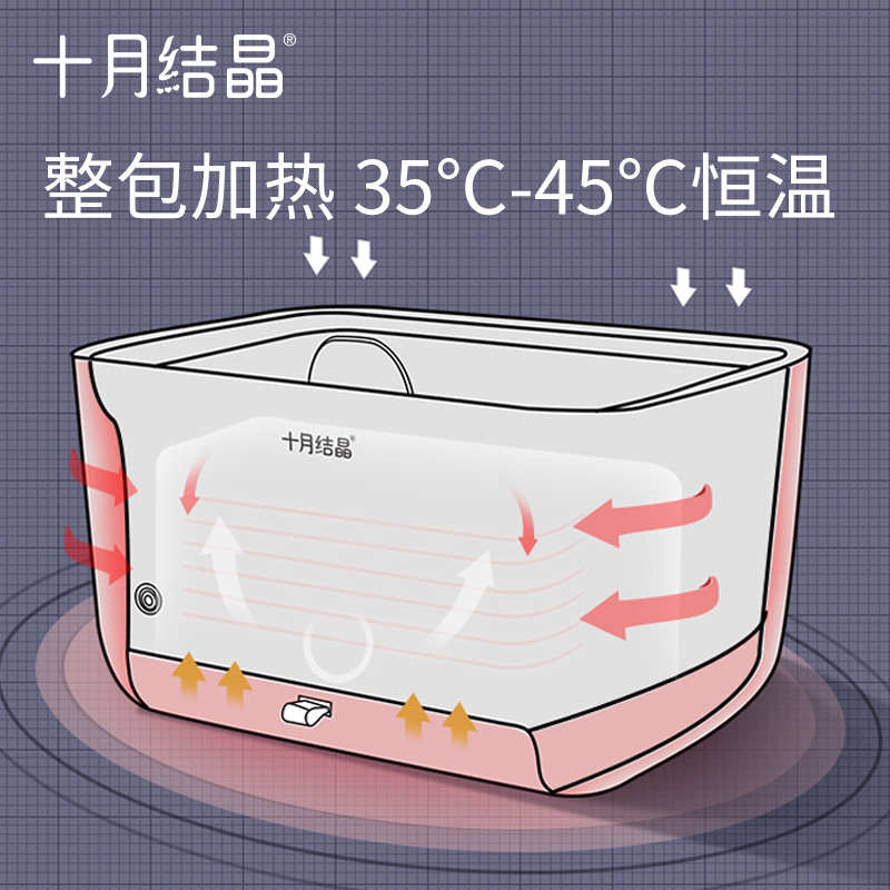 十月结晶湿巾f加热器恒温小型家用便携式婴儿宝宝湿纸巾温热保温