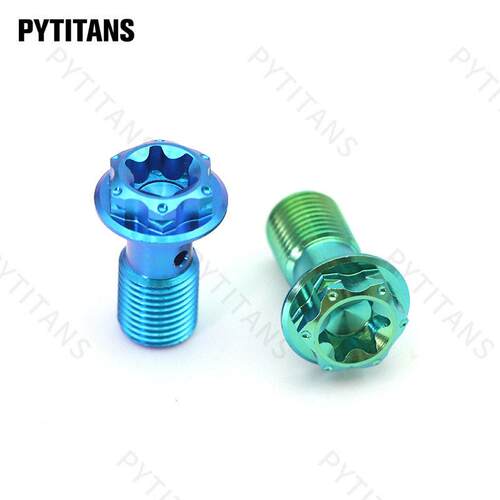 MAGA-102PYITANS厂家销售钛合金烧钛T油卡刹车管螺丝摩托车孔油管