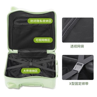 儿童可坐可骑f旅行箱带娃出行x神器18寸登机拉杆箱玩具男女孩行李