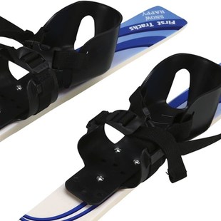 儿童滑雪双板套装公园马路户外可用初级滑雪板含雪杖X雪橇雪具新