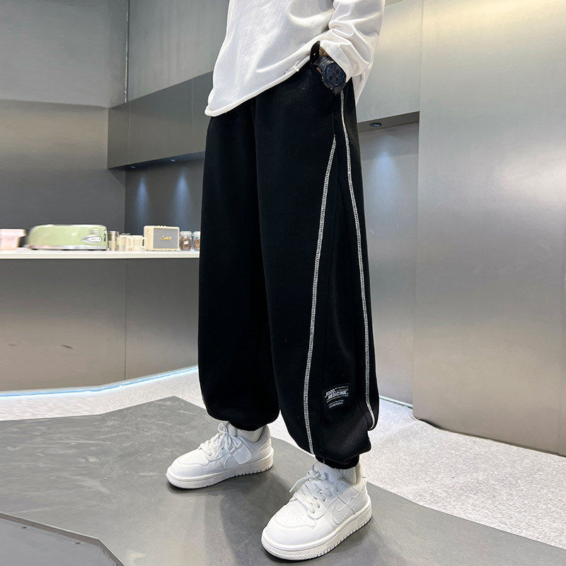 左西风云儿童套装男童春秋款裤子2026新款春装卫裤春季运动中大童