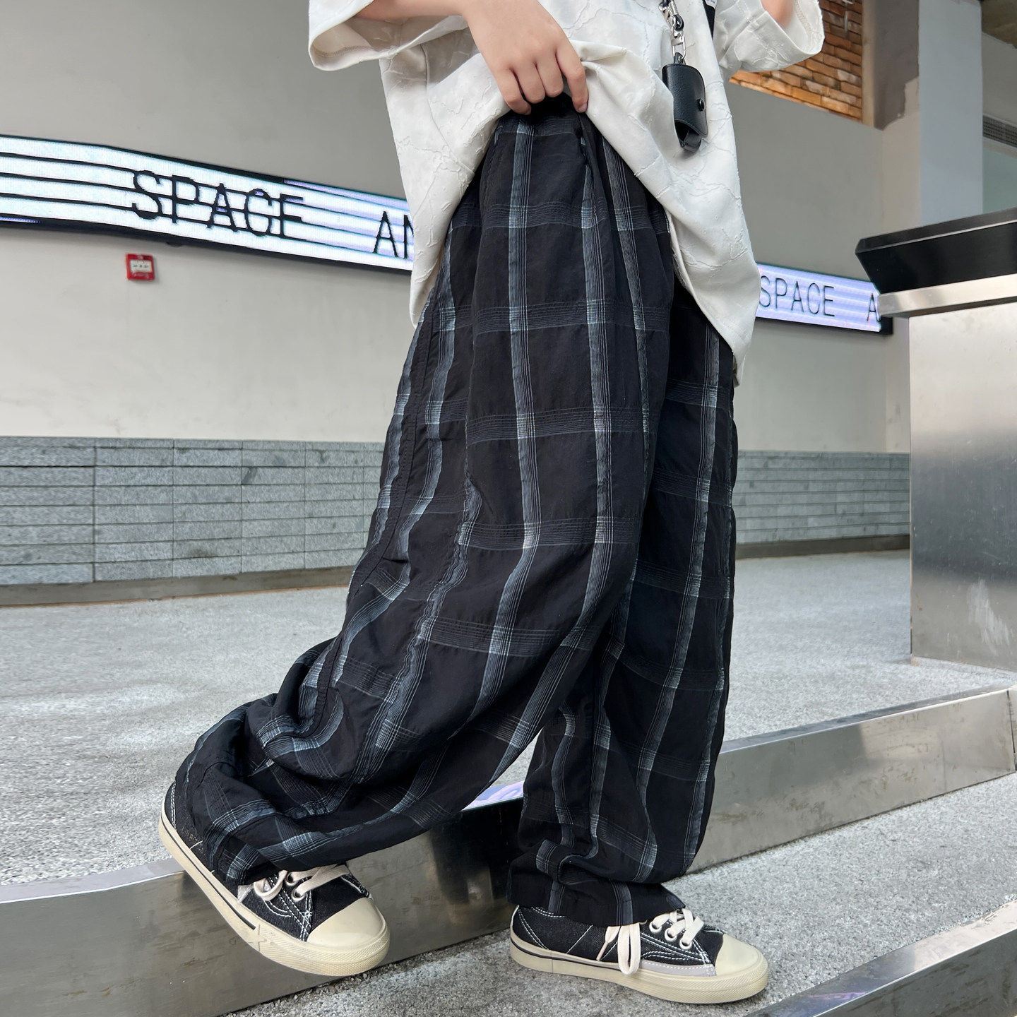 左西风云儿童装男童夏装裤子防蚊裤2026新款夏季夏款中大童薄款运