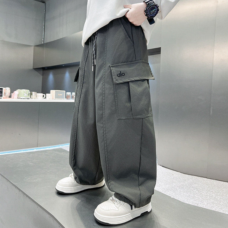 左西风云儿童套装男童春秋款工装裤子2026新款中大童春季休闲男孩