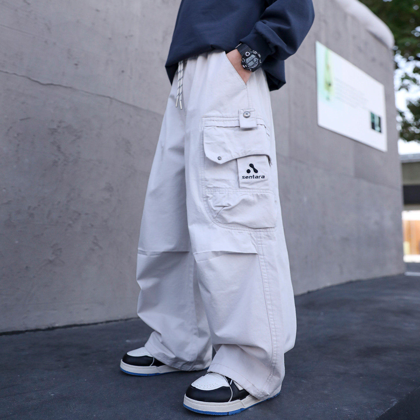 左西风云儿童装男童春秋款工装裤子2026新款休闲中大童男孩春装春