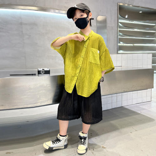 左西官方旗舰店男童汉服套装2026新款唐装中式古装儿童男孩中国风