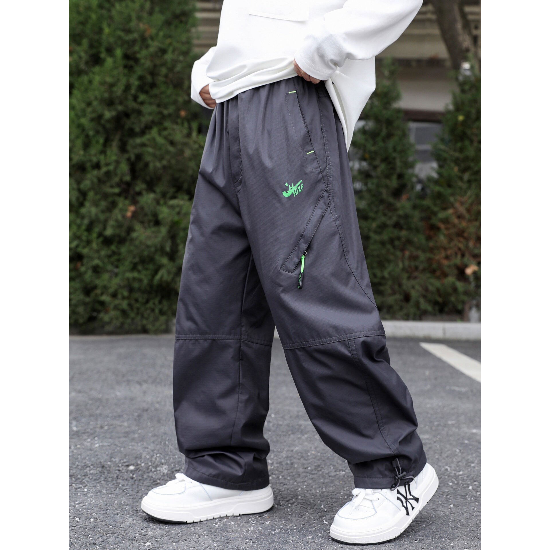 左西风云儿童装男童春秋款工装裤子2026新款春装休闲男孩中大童春