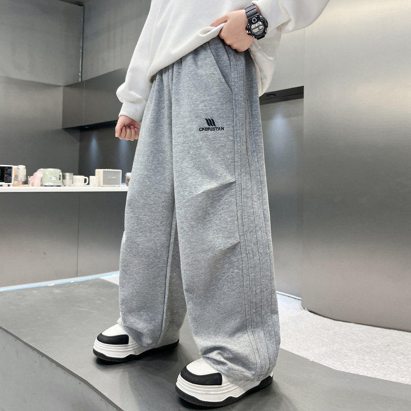 左西风云儿童装男童春秋款裤子2026新款春装卫裤春季男孩中大童运