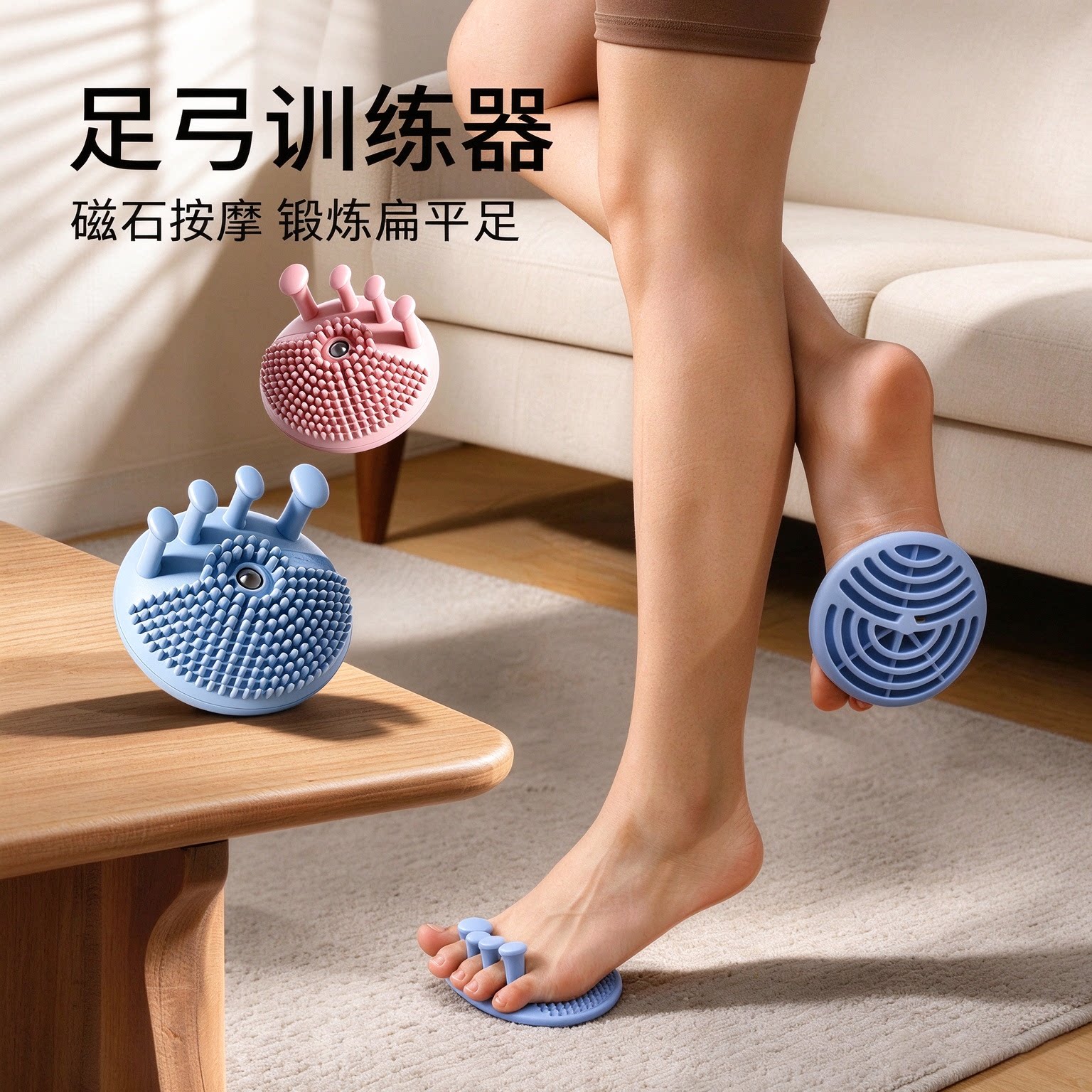 塑腿锻炼健身拇指瑜伽拉伸足弓脚趾足弓训练器器外翻足底腿部训练