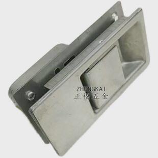 hujiang沪江304不锈钢暗拉手锁c7 锁橱柜家具船用 船用手拉Z锁c7-