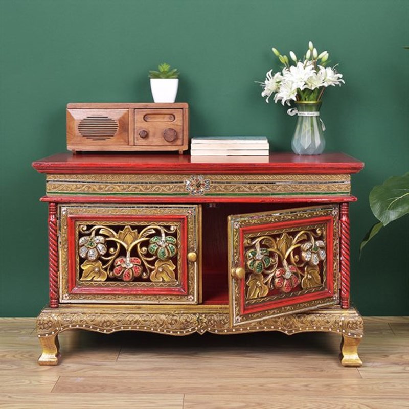 电视柜简约现代户型组合茶几卧室小家用简易东P南亚客厅家具收纳