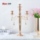 欧式 饰摆件工艺 铁艺烛台f金色金属蜡烛台复古蜡烛杯蜡烛座餐桌装