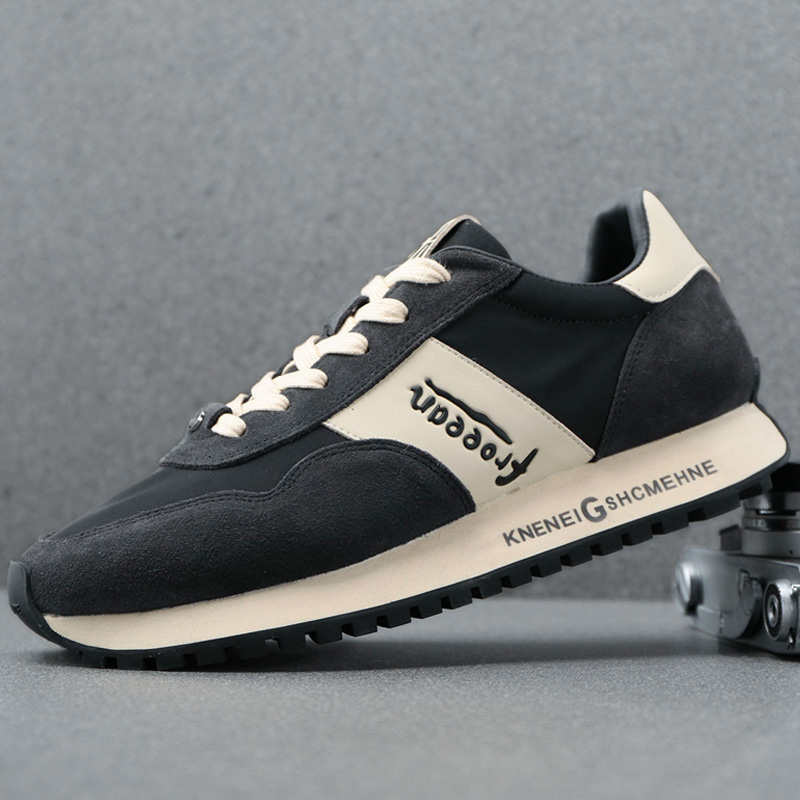 春秋板鞋休闲真皮男鞋