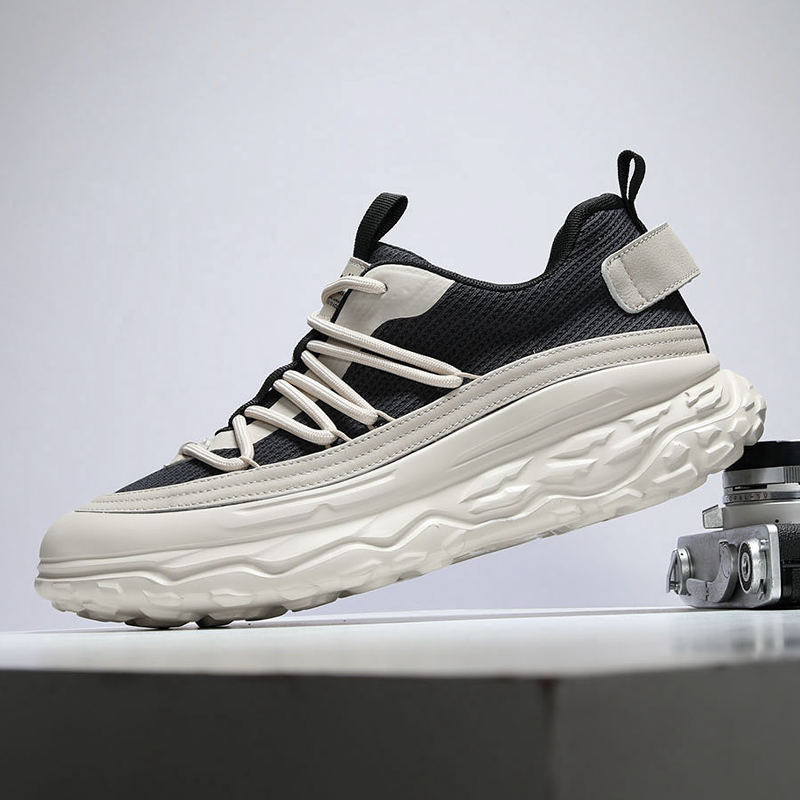 男鞋2026新款春夏季运动网鞋透气鞋子男款发泡软底增高鞋休闲鞋男